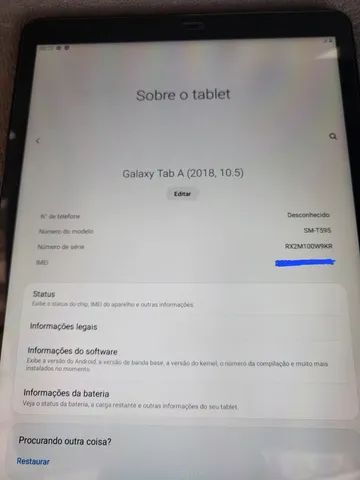 Tab Samsung LTE 4G Snapdragon - Aceito Troca - Foto 3