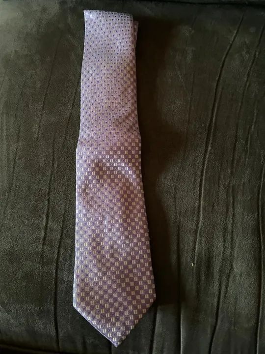 Gravata Brooksfield Estampada-100% Seda- Otimo Estado.