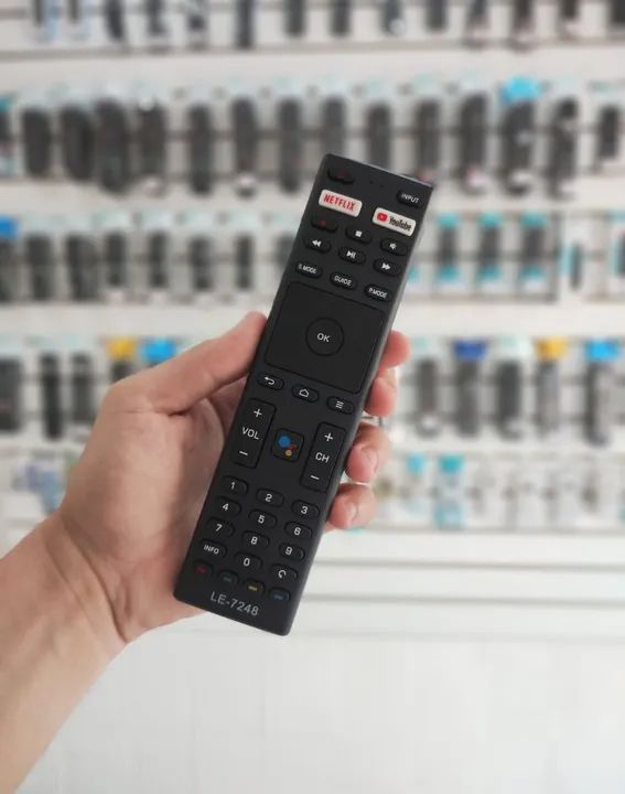 Controle JVC smart Android tv - entregamos 