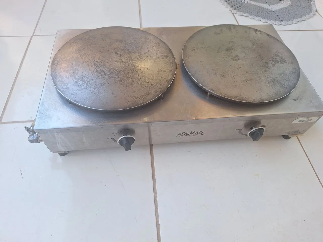 Chapa para Crepe Dupla Ademoa - Foto 3