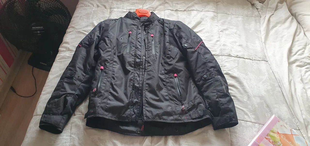 Jaqueta moto feminina x11 iron3