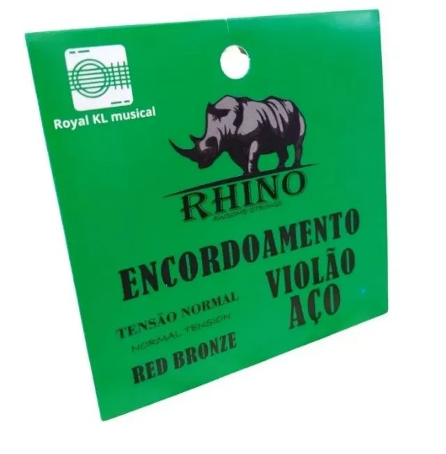 Encordoamento Violão Aço Tensão Normal Va01 Rhino