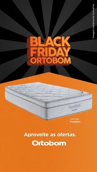 Colchão casal luxo ortobom 