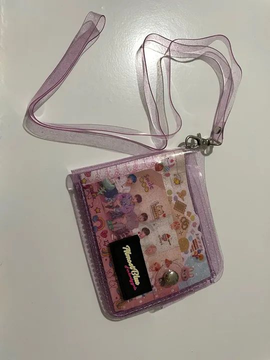 Carteira Transparente Almost Blue Jelly Wallet - Foto 3