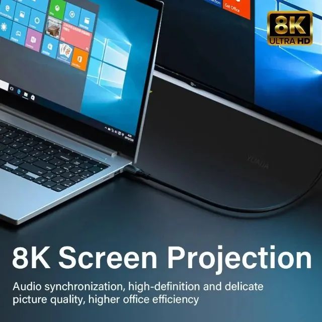 Cabo de carregamento rápido PD100W USB 3.2 Tipo C para Tipo-C ThunderBolt 3 iPhone 15 Pro  - Foto 2