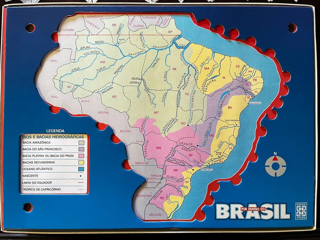 Quebra-cabeça Brasil - Mapa do Brasil - Foto 2