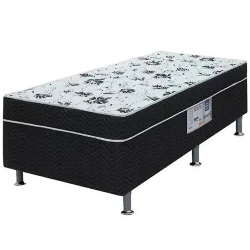 Cama Solteiro Ortopédica Ortobom Union Box Conjugado 88x188x43cm