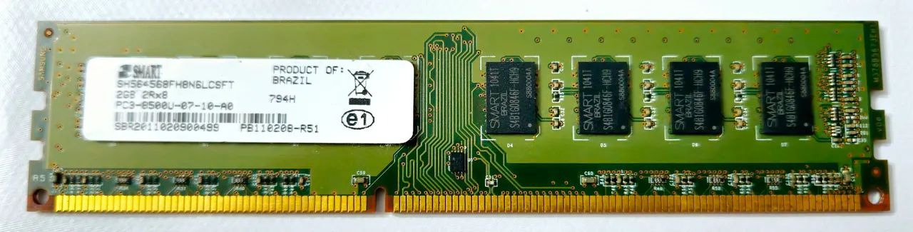 Memória RAM SMART 2GB DDR3 SMART