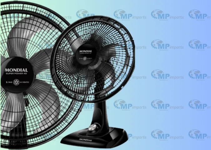 Loja MP Imports: Ventilador de Mesa 40cm Mondial Super Power VSP-40-B 6 Pás 3 Velocidades  - Foto 3