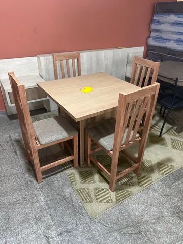 Oferta black! mesa 4 cadeiras nova!! - Foto 3