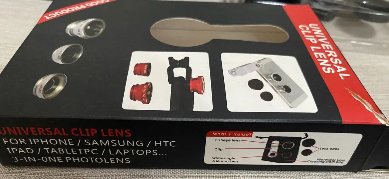 Lentes Universais para Celular - 3 em 1 - Foto 2