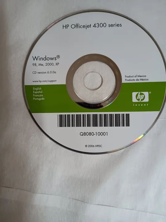 Cd e manual de instalação HP 4300 e 4200 - Foto 5