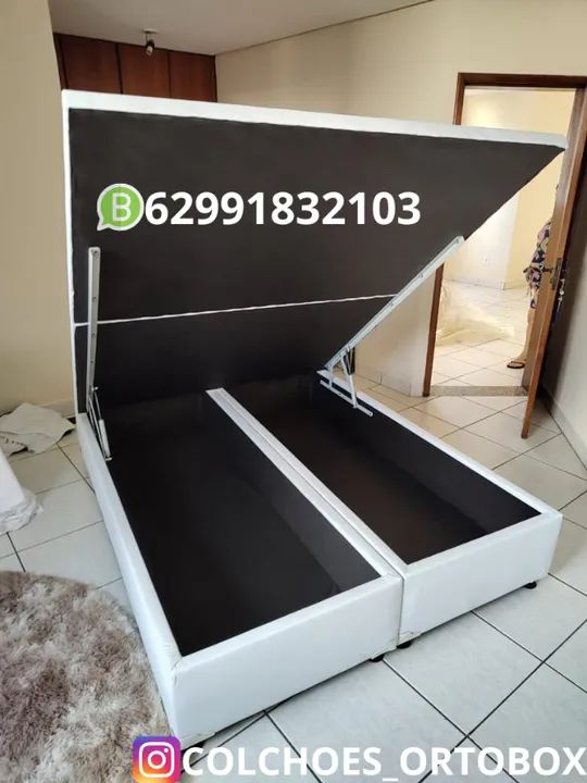 Box Baú Queen Size estrutura reforçada - Foto 2