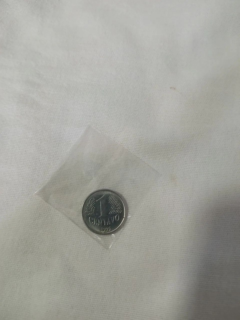 Moeda Brasileira de 1 Centavo de 1995