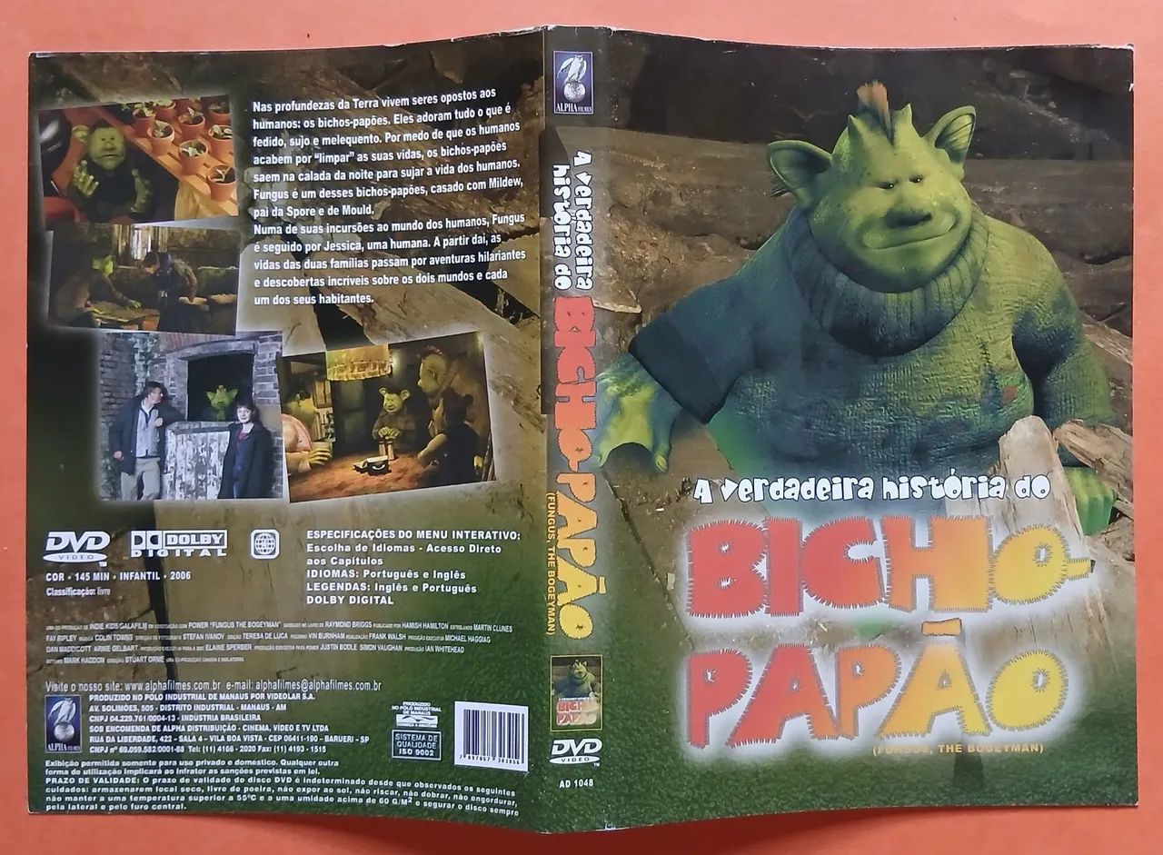 Dvd A Verdadeira História do Bicho-papão  - Foto 3
