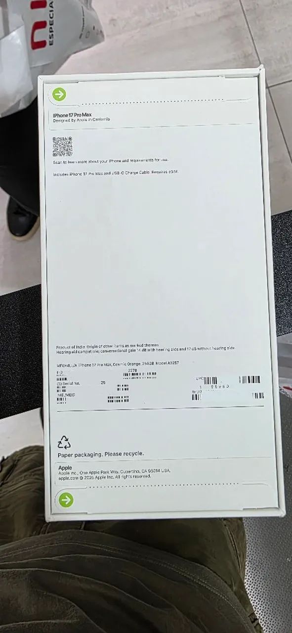 Iphone 17 Pro Max 256GB Cosmic Orange NOVO - Foto 6