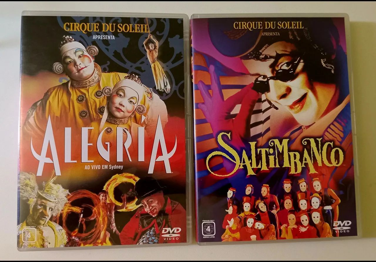 Kit Dois DVDs Cirque Du Soleil  Originais  - Foto 4