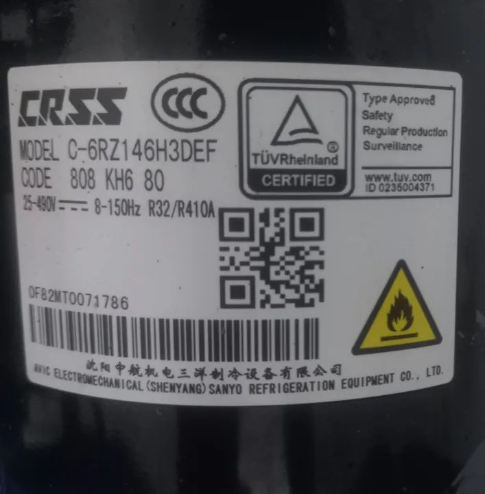 Compressor 24k Inverter C-6RZ146H3DEF - Foto 2