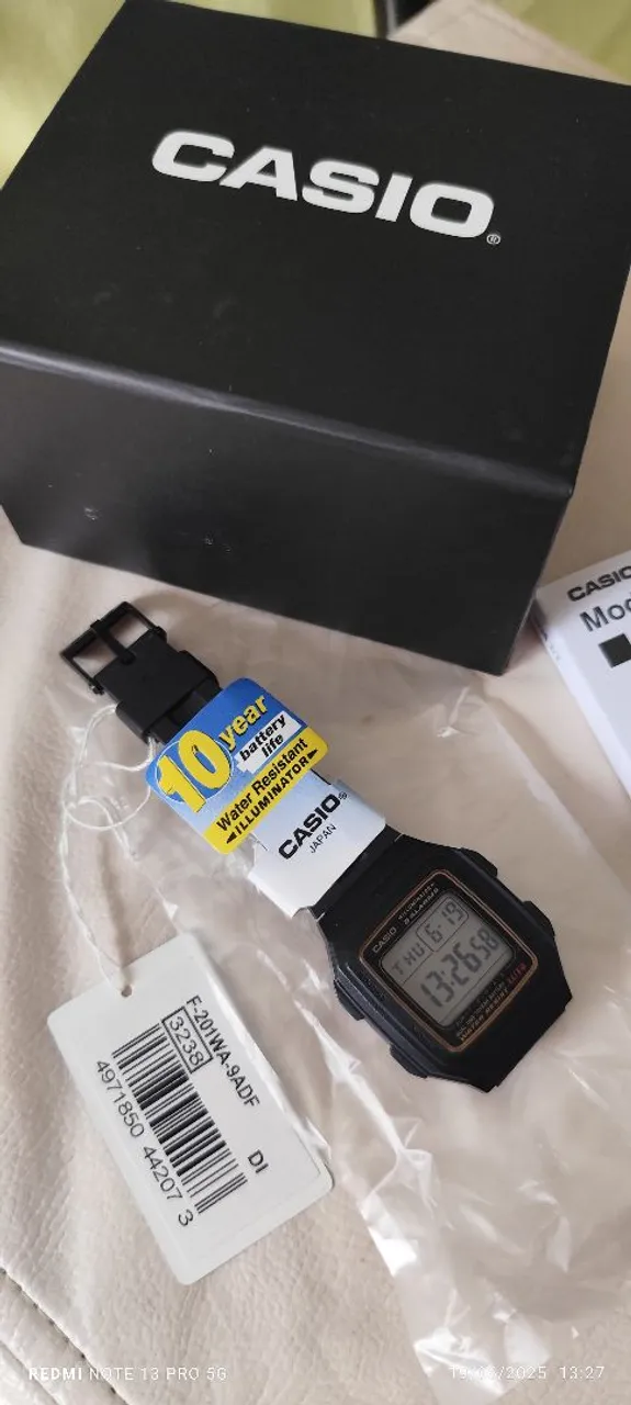 Relogio Casio F-201WA-9ADF (Com NF)