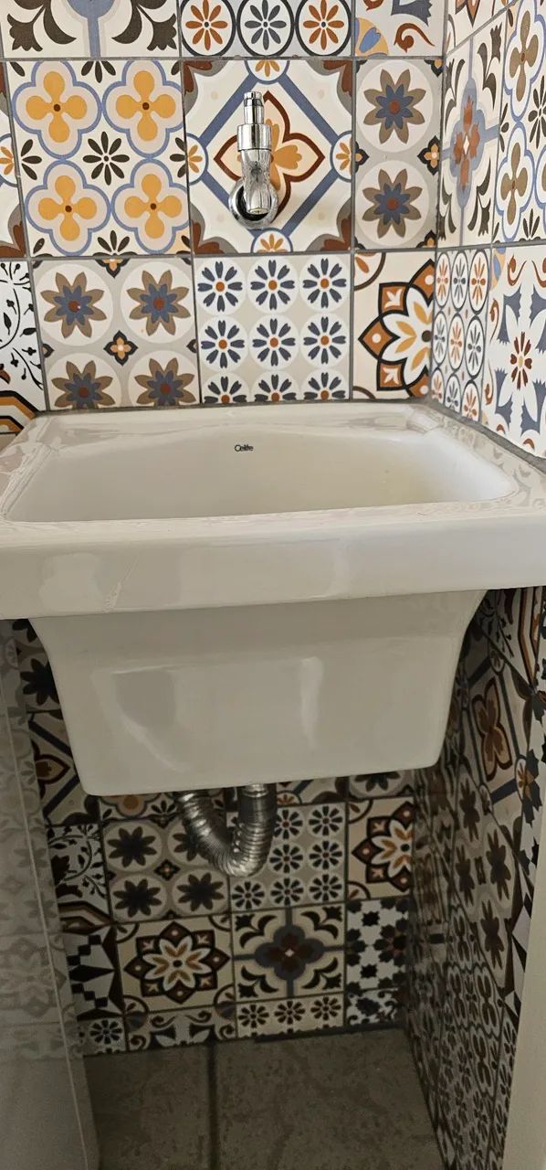 Tanque Celite Branco Brilhante 40 cm   - Foto 5