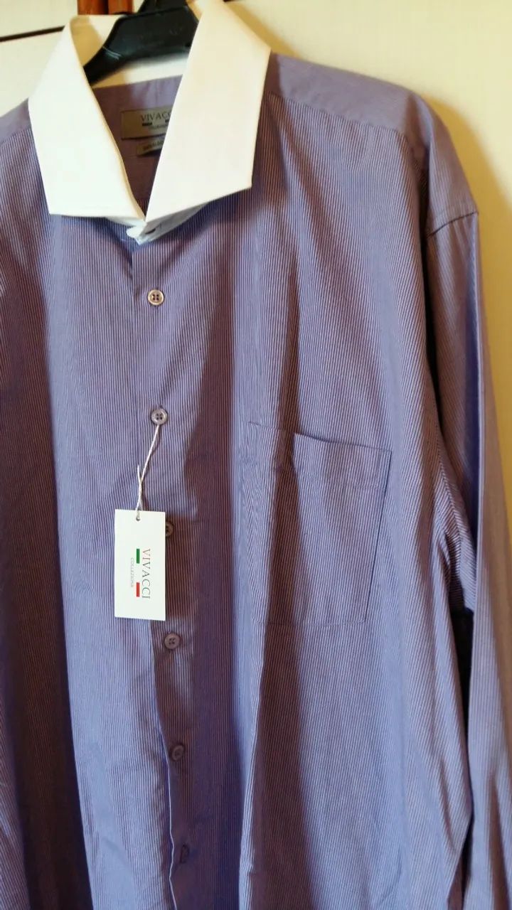 Camisa VIVACCI manga longa - nova - Foto 4