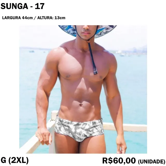 Sunga Preto e Branco