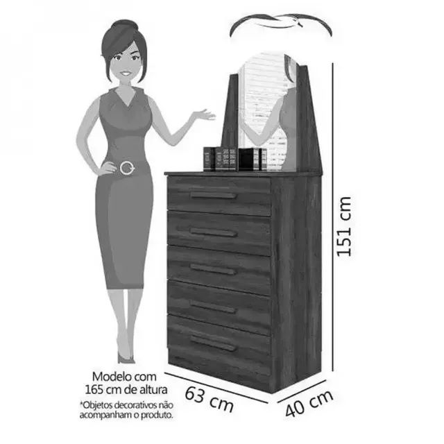 Cômoda  Veneza    Pague na Entrega! - Foto 3