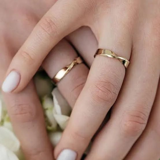 Par de Alianças Moeda Antiga Modelo Exclusivo.