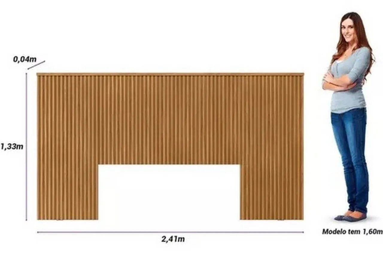 Cabeceira Ripada Laranjeira - Pronta Entrega  - Foto 2