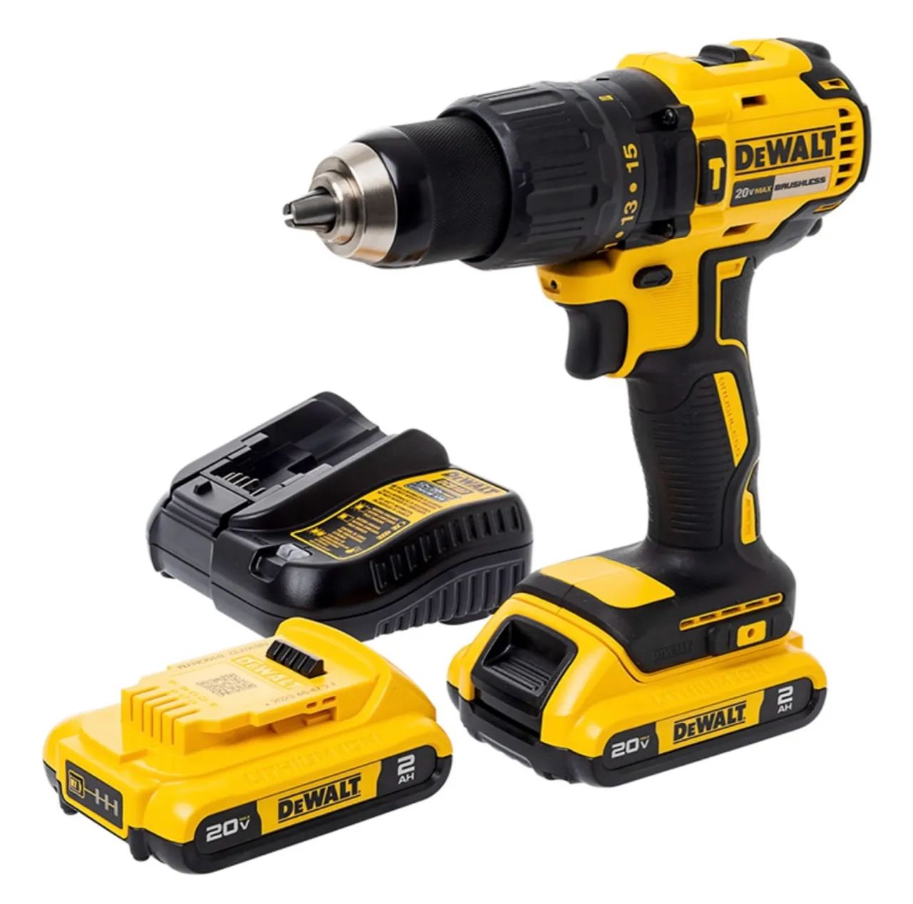 Furadeira e Parafusadeira 20V Dewalt 2 baterias e carregador nova  - Foto 3