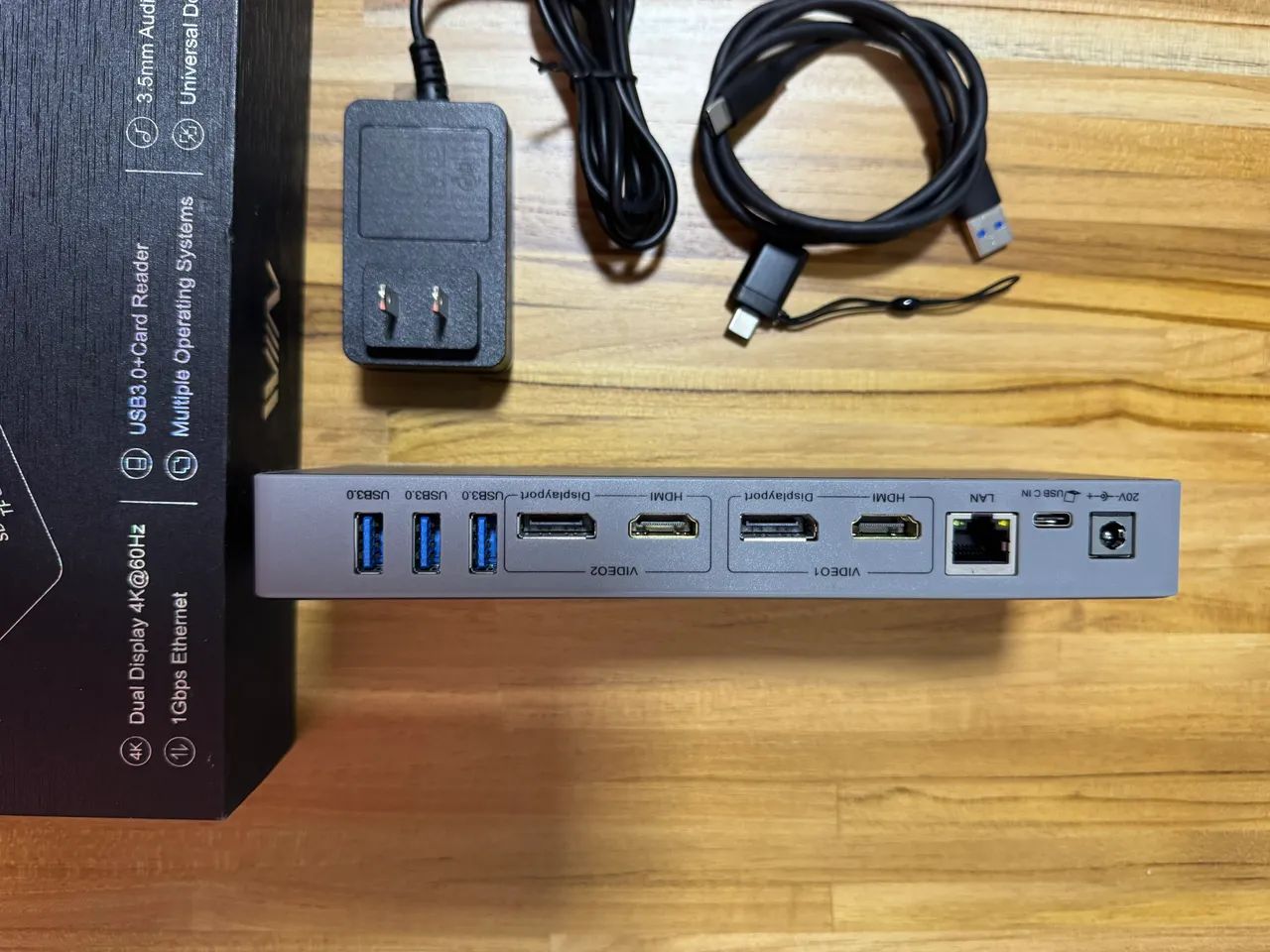 Dockstation Hub Displaylink  Usb-c 16 Em 1 - 2hdmi + 2dp - Foto 2