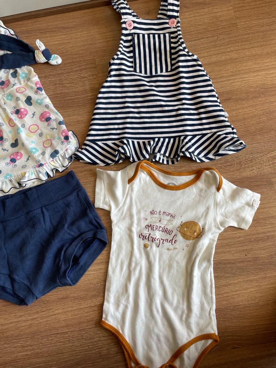 Lote de roupas de menina - verão - Foto 4