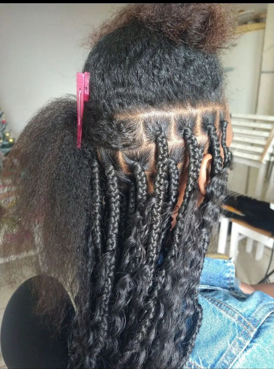 Tranças Box Braids Loiro Ombré - Foto 2