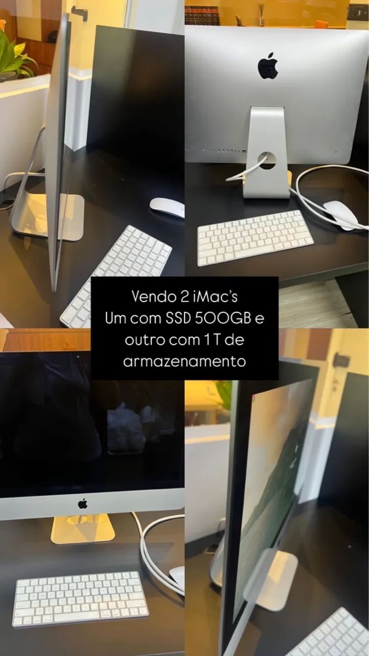 Apple iMac - Tela Retina 21,5 polegadas - Semi Novo! - Foto 2