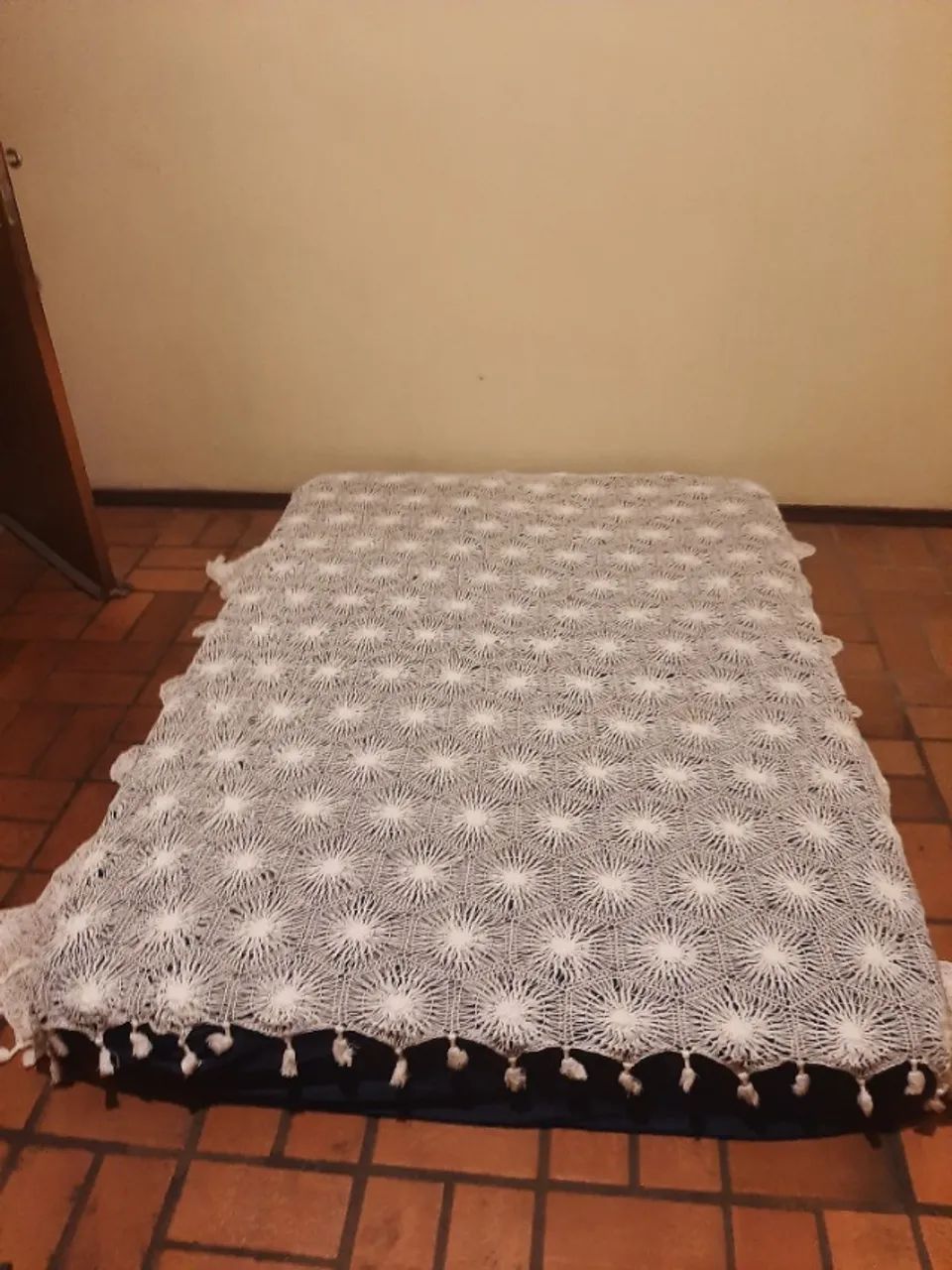 Colcha Rendada de Crochê tamanho casal