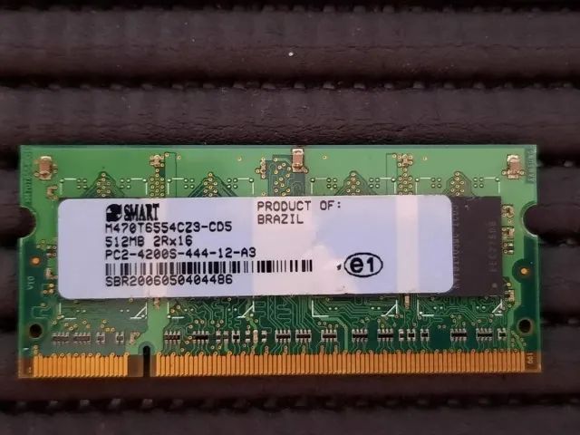 Memoria 512 mb 2rx16 pc2 4200s