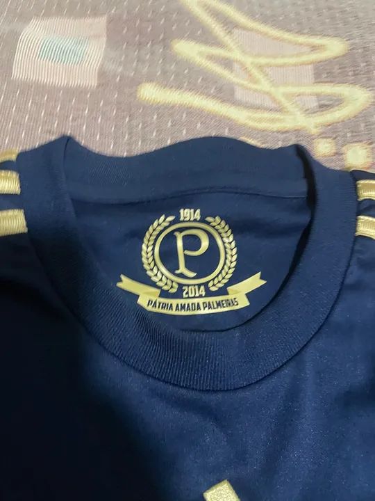 Camiseta Palmeiras Goleiro Centenário - Tamanho P - Foto 5
