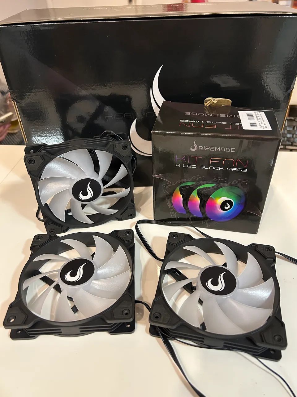 3 Fans Ventoinhas ARGB 120mm