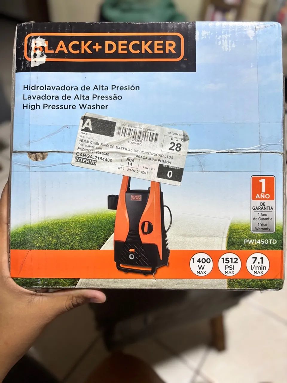 Lavadora de alta pressão Black decker - Foto 3
