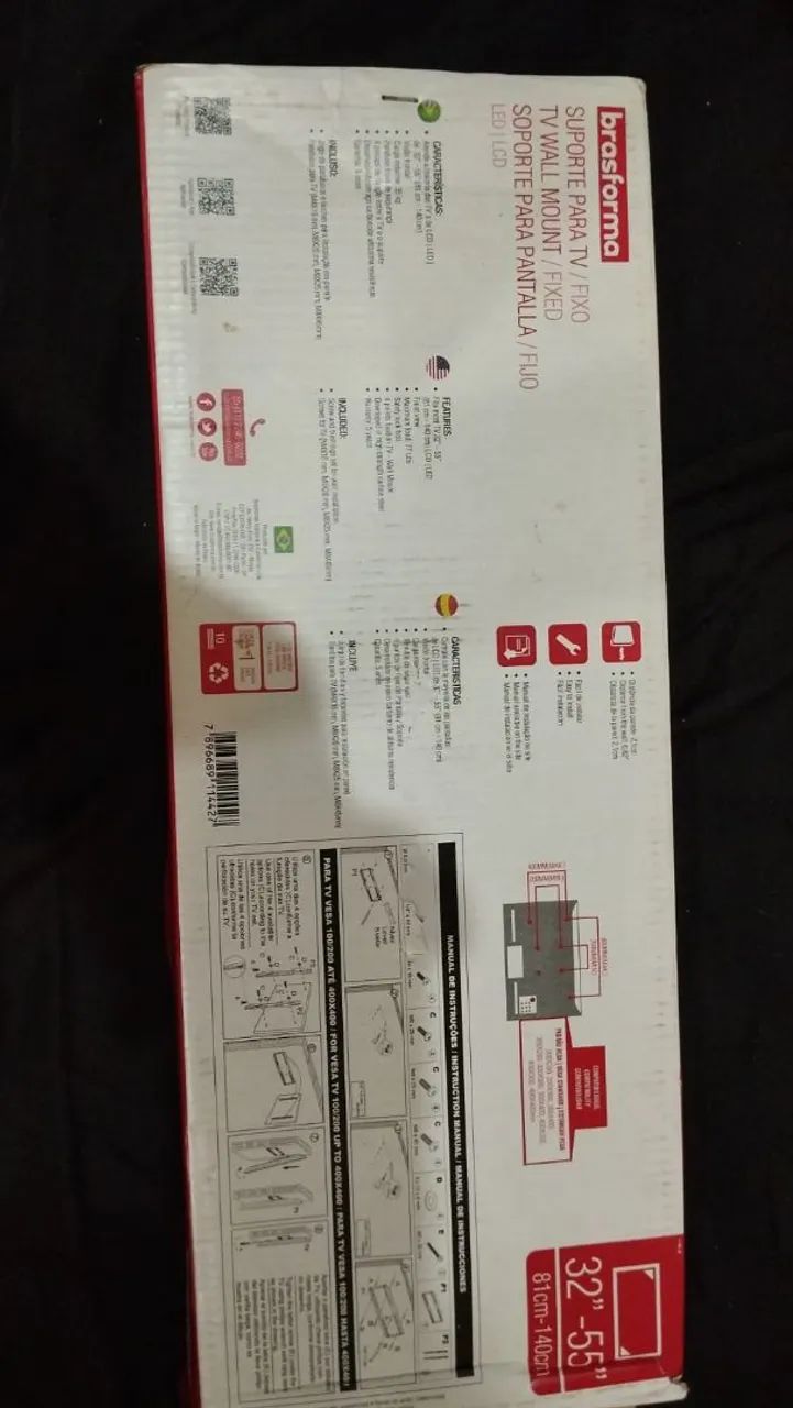 Vendo um kit de suporte para Smarttv de 50 polegadas  (mais)