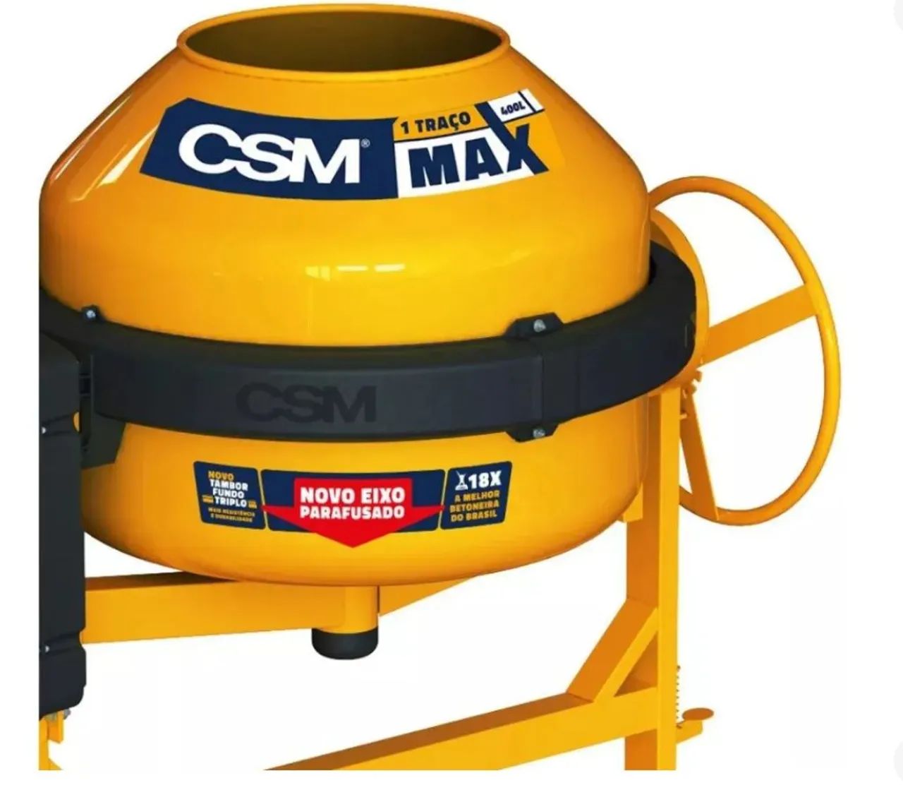 Betoneira CSM Max 400L - 1 Traço - Foto 5