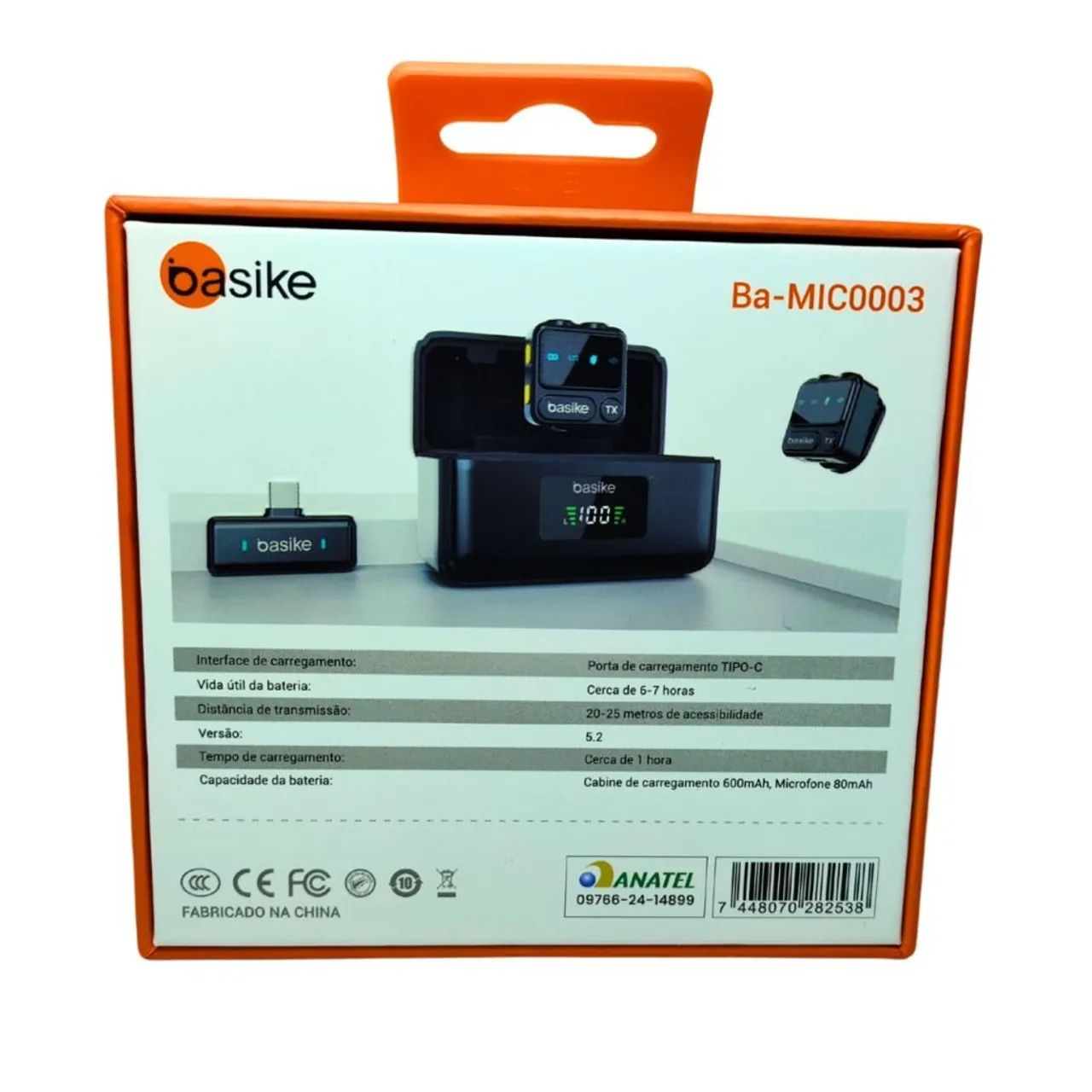 Microfone Sem Fio Lapela para Celular - Tipo C e iPhone  - Foto 3