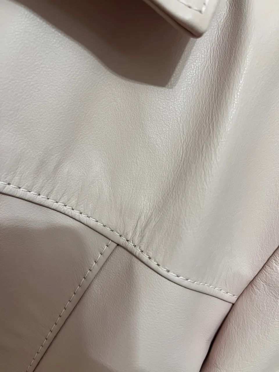 Jaqueta de Couro Rosa Pastel - Foto 4