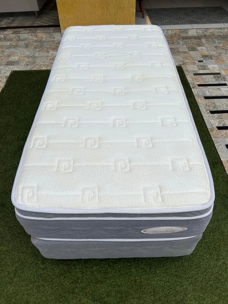 Conjunto Maxflex Solteiro Série 3 Látex Seminovo - Foto 3