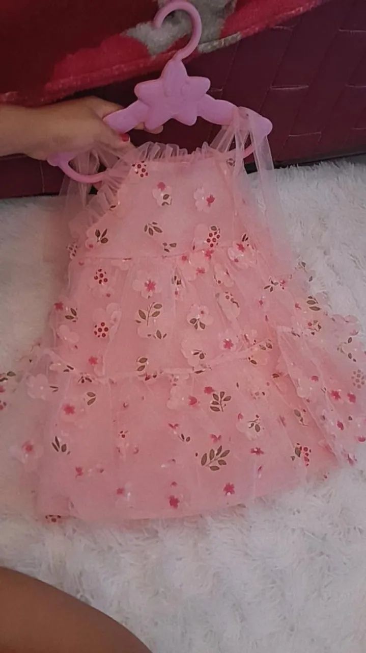 Vestido de Festa Bebê Menina - Foto 3
