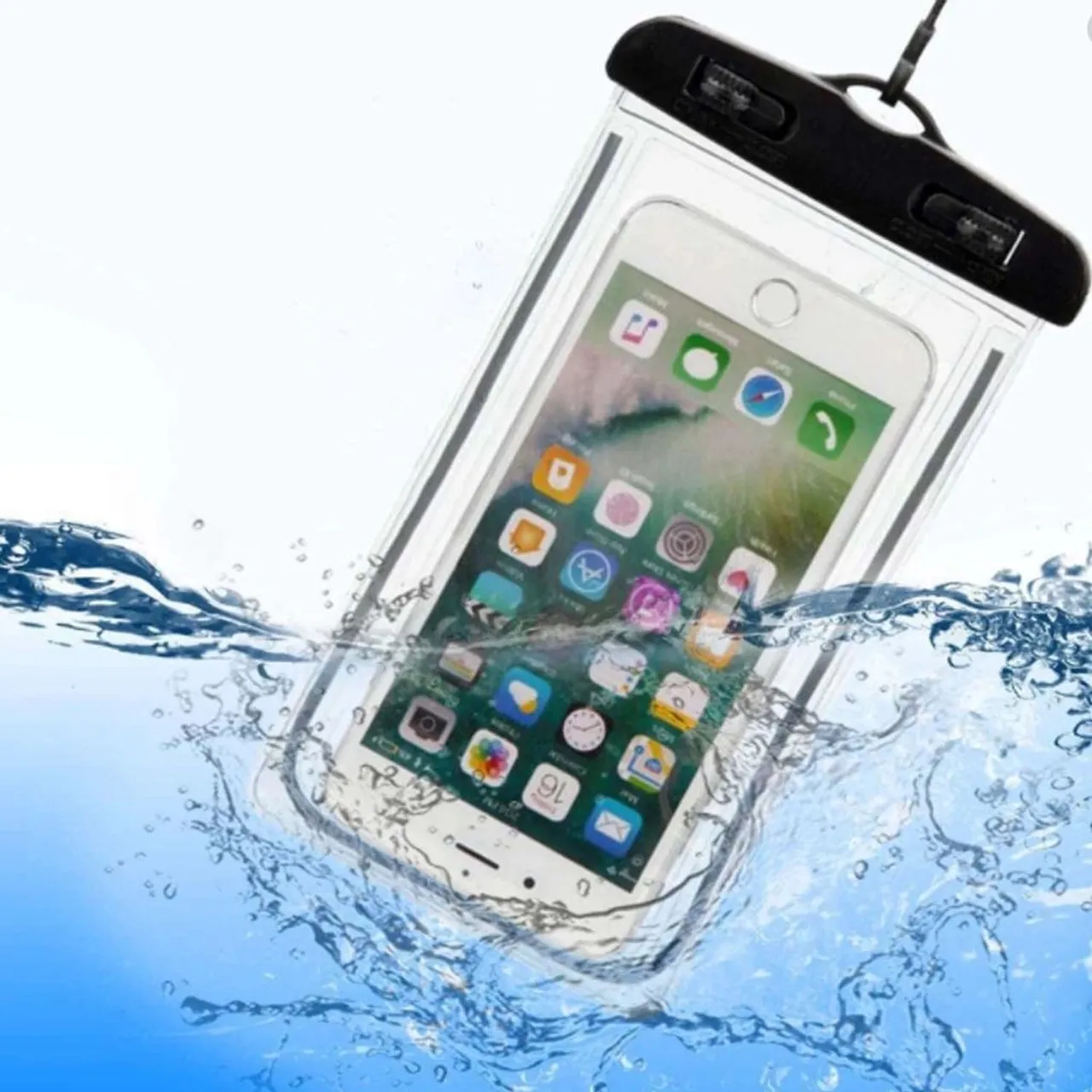 Capa à prova d'água para celular / capa de chuva para celular