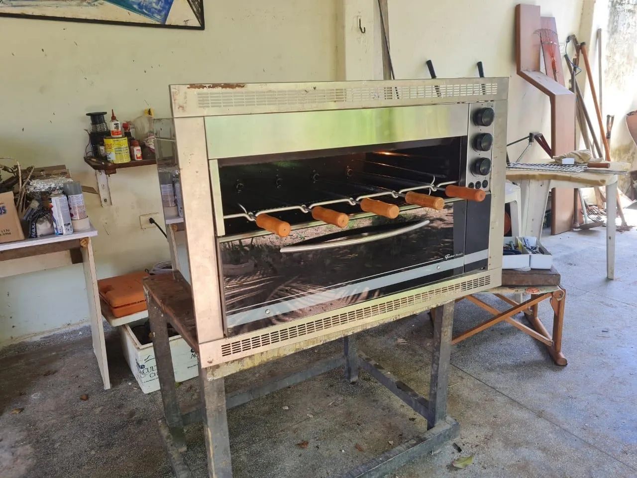 Vende se Churrasqueira a gás  com 5 espetos . - Foto 4