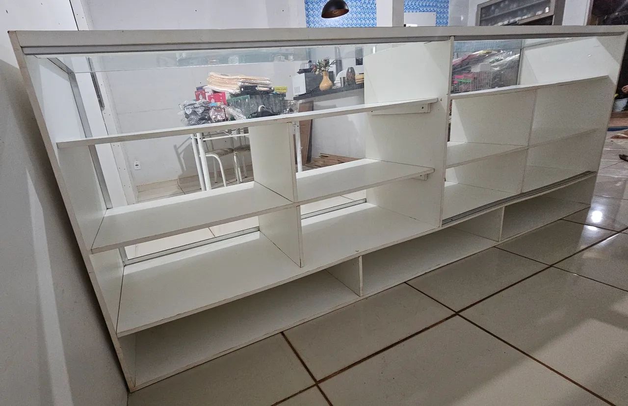 BALCÃO EXPOSITOR DE VIDRO GRANDE - Foto 3