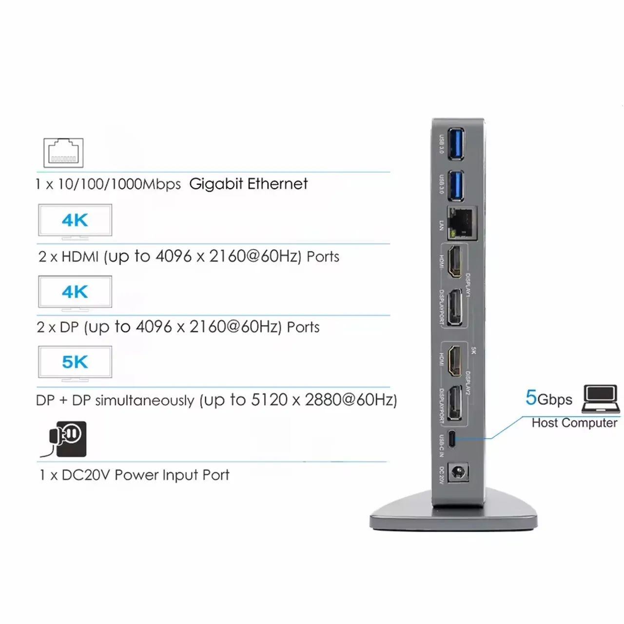 Docking Station Wavlink com DisplayLink para MacBook - Foto 2