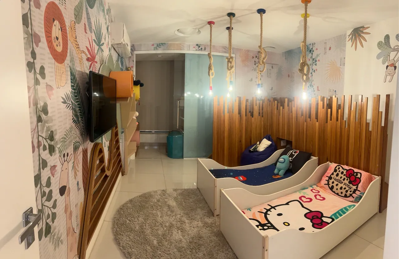 Quarto infantil duplo completo marcenaria